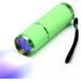 3pcs LED Flashlight Small Glow Flashlights with 9 LED Lights Portable Light Nail Dryer for Nail Gel (MIXCOLOR)-GREEN
