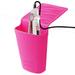 Storage bag Flat Iron/Curling Iron/Hair Straightene/Hot Hair Tools Holder Silicone Heat Resistant Mat Pouch Organizer Pink