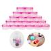 GreatforU 3 Gram Jar MGF3 3 ML Jar 20 Free Cosmetic Sample Empty Container Plastic Round Pot Pink Screw Cap Lid Small Tiny 3g Bottle for Make Up Eye Shadow Nails Powder Paint Jewelry