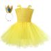 Toddler Girls Outfits Kids Baby Fancy Dress Tutu Princess Dress With Headbands Set 2Pcs Party Clothes for Girls Size 2-3T