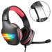 Apmemiss Gifts for Women Clearance J6 gaming headset headset RGB luminous computer wire headset heavy bass gaming headset Clearance Items