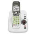 [New] VTech VG134 DECT 6.0 Cordless Home Phone with Bluetooth Connection Digital Answering Machine Backlit Display Full Duplex Speakerphone Caller ID/Call Waiting 1000 ft Range (White/Grey) CID + B