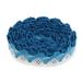 S SERENABLE 2x1 Piece Lace Edge Fringe Bias Tape for Sewing Accessories Light Blue Light Blue 4 Pcs