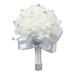 Menolana Wedding Bouquets Bridal Bouquet Wedding Bouquet with Rhinestones Handle Wedding Bouquet for Garden Party Favors Anniversary