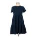 Old Navy Casual Dress - A-Line: Blue Solid Dresses - Women's Size X-Small