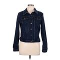Ann Taylor LOFT Outlet Denim Jacket: Blue Jackets & Outerwear - Women's Size Large
