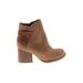 MIA Heritage Ankle Boots: Brown Shoes - Women's Size 6 1/2