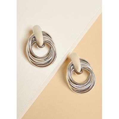 Plus Size Knotted Clip On Earrings