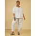 Plus Size Striped Linen Blend Joggers