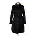 London Fog Trenchcoat: Black Jackets & Outerwear - Women's Size Large