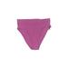 Robin Piccone Swimsuit Bottoms: Purple Swimwear - Women's Size Medium