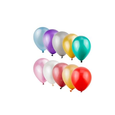 50x Luftballons "Perlmutt" bunt Ø30cm