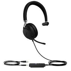 Yealink UH38 Mono Teams, Verkabelt & Kabellos, Büro/Callcenter, 20 - 20000 Hz, 110 g, Kopfhörer, Schwarz Image