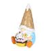 Exhart Ice Cream Hat Garden Gnome Statue, Sitting w/ A Sundae, 5 X 5 X 7.5 Inches | 7.32 H x 4.53 W x 4.53 D in | Wayfair 76368-RS