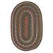 Brown 60 x 0.5 in Area Rug - Winston Porter Giza Wayland Braided Rug Nylon/Polypropylene | 60 W x 0.5 D in | Wayfair