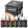 Rainbow Set Of 6 Oil Based Food Colouring