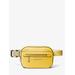 Michael Kors Jet Set Small Pebbled Leather Belt Bag Yellow One Size
