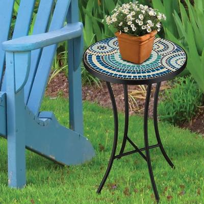 Walker Outdoor Accent Table Multi Earth , Multi Earth