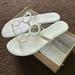 Michael Kors Shoes | New Women Michael Kors Flat Sandals, Color White, Size 10. | Color: White | Size: 10