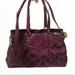 Coach Bags | Coach Ashley Purple Dotted Op Art Bag F20049 | Color: Purple | Size: Os