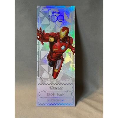 Disney Toys | Iron Man Disney100 Kakawow Refractor Ticket Jumbo Card Limited Ed. #256 | Color: Silver | Size: Disney100