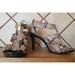 Michael Kors Shoes | Michael Kors Berkley, Leather, T-Strap, Snake Print Zippered Heels Sz 10m Read | Color: Brown | Size: 10