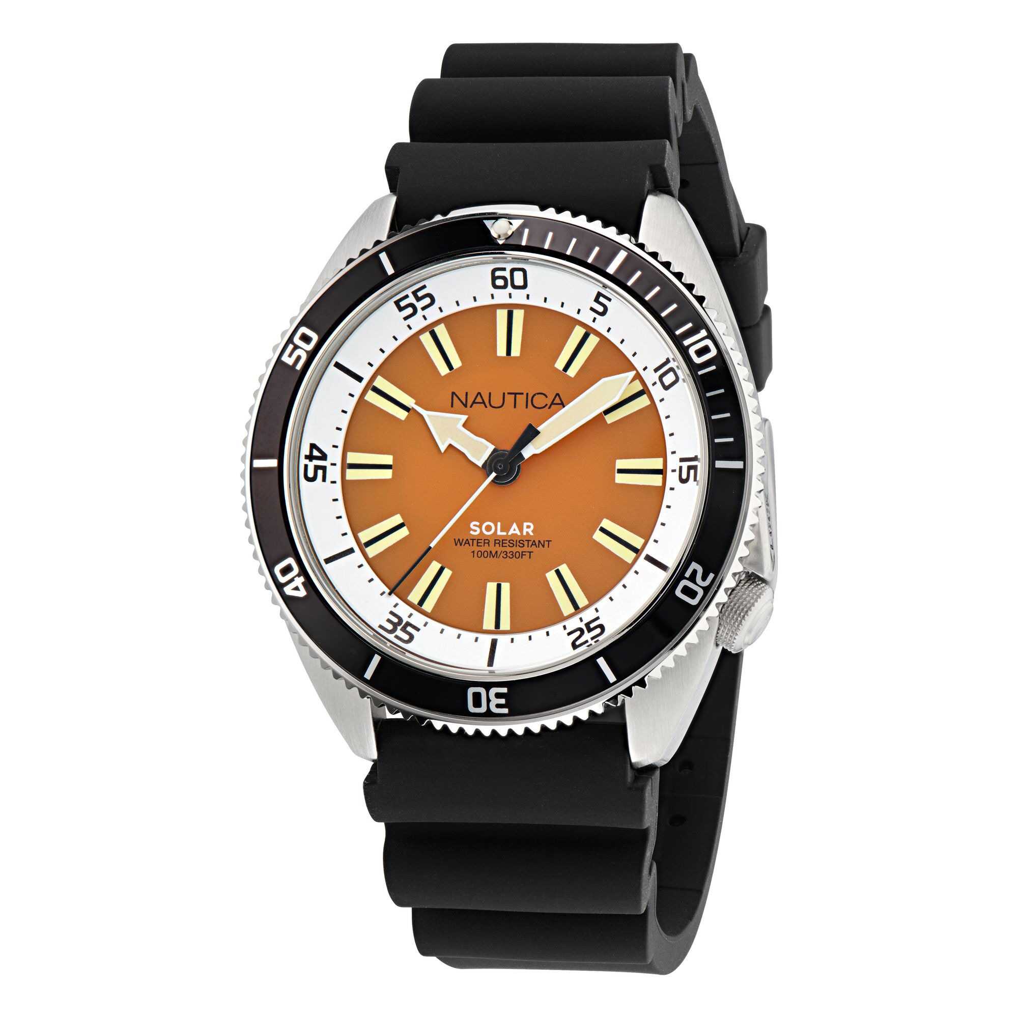 Nautica Men's Nautica Vintage Silicone Quartz Analog Watch 999 (Multi), OS