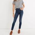 Madewell Jeans | Madewell 10" High Rise Skinny Jeans Womens 25 Blue Denim Stretch Ankle Cropped | Color: Blue | Size: 25