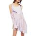 Free People Dresses | Free People Clear Skies Lila Tunic Dress Size Small New | Color: Gold/Purple | Size: S