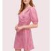 Kate Spade Dresses | Kate Spade Meadow Wrap Dress With Puff Sleeves Size 8 Nwt Retail 348.00 | Color: Pink | Size: 8