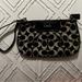 Coach Bags | Coach Wristlet, Black And Grey Coach Logo Print | Color: Black/Gray | Size: Os