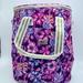 Lilly Pulitzer Dining | Lilly Pulitzer Insulated Wine Bag Tote Purple White & Gold Rare Pattern! Nwt | Color: Gold/Purple | Size: Os