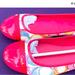 Coach Shoes | Bnwot Coach Cecile Colorful Flats Size 11m Pfsfh | Color: Pink/White | Size: 11