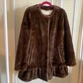 Kate Spade Jackets & Coats | Kate Spade Faux Fur Coat S/P | Color: Brown | Size: S