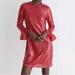 J. Crew Dresses | J Crew Red Bombshell Fitted Sequined Cocktail Party Holiday Event Dress 4 Nwt | Color: Red | Size: 4