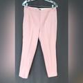 J. Crew Pants & Jumpsuits | J. Crew, Tailored Ankle Pant With Side Slits. Size 10. New, Never Worn. Nwt! | Color: Red | Size: 10