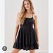 American Eagle Outfitters Dresses | Ae Smocked Fit & Flare Mini Dress | Color: Black/Gray | Size: L