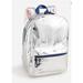 J. Crew Accessories | J.Crew $80 Girls Backpack In Metallic Fabric Bs640 | Color: Silver | Size: Osg