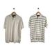 Ralph Lauren Shirts | Lot Of 2 Ralph Lauren Polo Mens Size L Classic Polo Shirts Beige Green Stripe | Color: Green | Size: L