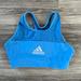Adidas Intimates & Sleepwear | Adidas Logo Sports Bra Medium | Color: Blue/White | Size: M