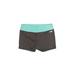 Avia Athletic Shorts: Teal Color Block Activewear - Women's Size Small