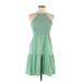 Lulus Casual Dress - DropWaist: Green Dresses - Women's Size Medium