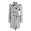 French Connection Wool Coat: Gray Jackets & Outerwear - Women's Size 4