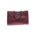 Brooks Brothers Leather Satchel: Burgundy Solid Bags