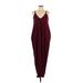 Lulus Casual Dress - Midi: Burgundy Dresses - Women's Size Small