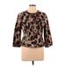Ruby Rd. Jacket: Brown Animal Print Jackets & Outerwear - Women's Size 10