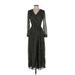 Lucky Brand Casual Dress - Wrap: Black Dresses - New - Women's Size Small