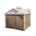 APEX GARDEN Polyester Side Wall for Gazebo | 83 H x 120 W x 120 D in | Wayfair 71592307-CT-TAN