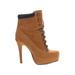 Charlotte Russe Ankle Boots: Tan Shoes - Women's Size 9