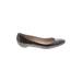 Jimmy Choo Flats: Gray Snake Print Shoes - Women's Size 36.5